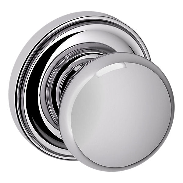 Baldwin Hardware Perilla 5000 con Roseta 5048 — Cromo pulido — Dummy completo