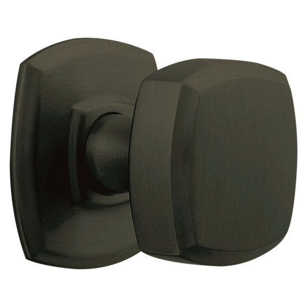 Baldwin Hardware Perilla 5011 con Roseta 5058 — Negro satinado — Dummy completo
