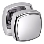 Baldwin Hardware Perilla 5011 con Roseta 5058 — Cromo pulido — Privacidad