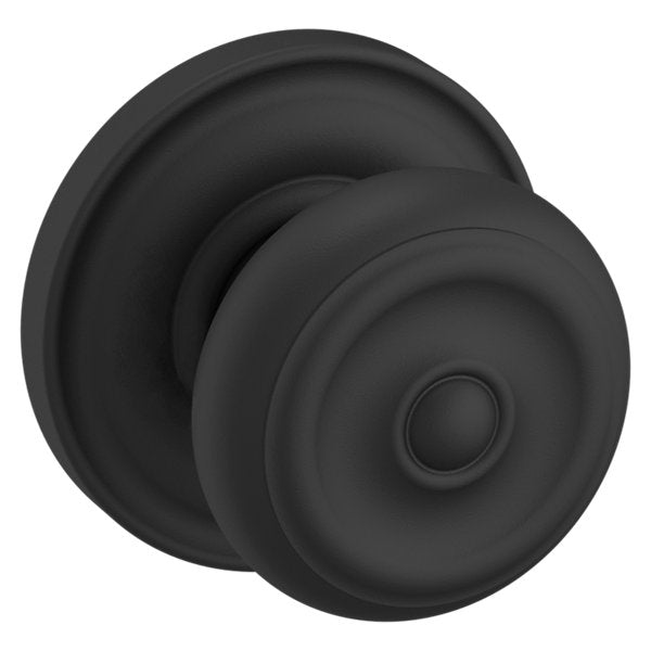 Baldwin Hardware Perilla 5020 Colonial con Roseta 5048 — Negro satinado — Paso