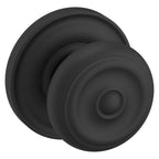 Baldwin Hardware Perilla 5020 Colonial con Roseta 5048 — Negro satinado — Paso
