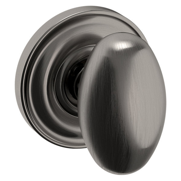 Baldwin Hardware Perilla 5025 con Roseta 5048 — Níquel grafito Lifetime — Paso