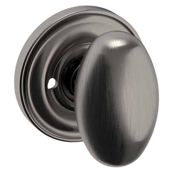 Baldwin Hardware Perilla 5025 con Roseta 5048 — Níquel grafito Lifetime — Privacidad