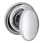 Baldwin Hardware Perilla 5025 con Roseta 5048 — Cromo pulido — Paso
