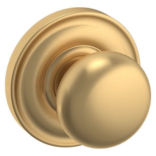 Baldwin Hardware Perilla 5030 con Roseta 5048 — Latón vintage — Paso