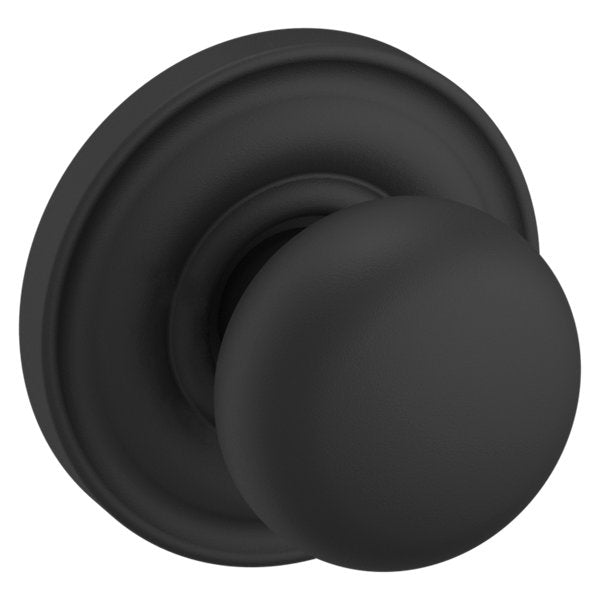 Baldwin Hardware Perilla 5030 con Roseta 5048 — Negro satinado — Paso