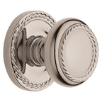 Baldwin Hardware Perilla 5064 con Roseta 5004 — Níquel pulido Lifetime — Dummy completo