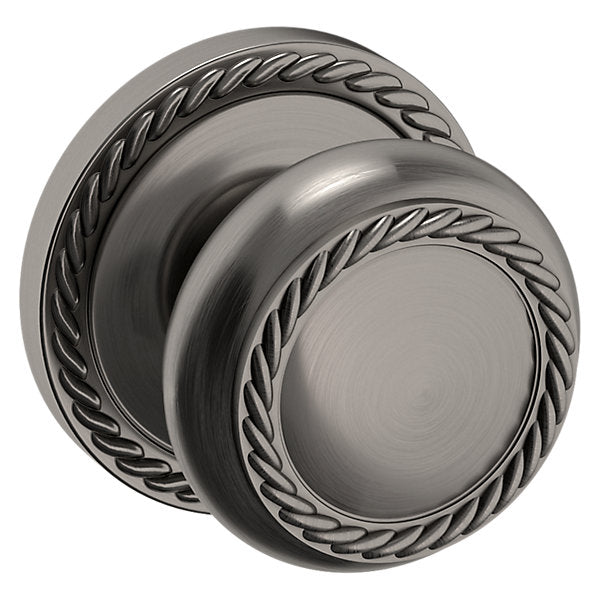 Baldwin Hardware Perilla 5064 con Roseta 5004 — Níquel grafito Lifetime — Paso