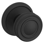 Baldwin Hardware Perilla 5066 con Roseta 5078 — Negro satinado — Paso