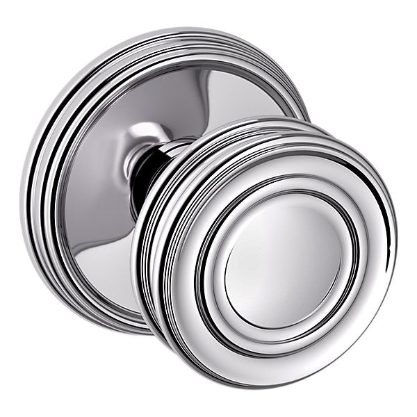 Baldwin Hardware Perilla 5066 con Roseta 5078 — Cromo pulido — Dummy completo