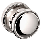 Baldwin Hardware Perilla 5069 con Roseta 5076 — Níquel pulido Lifetime — Privacidad