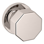 Baldwin Hardware Perilla 5073 con Roseta 5046 — Níquel pulido Lifetime — Paso