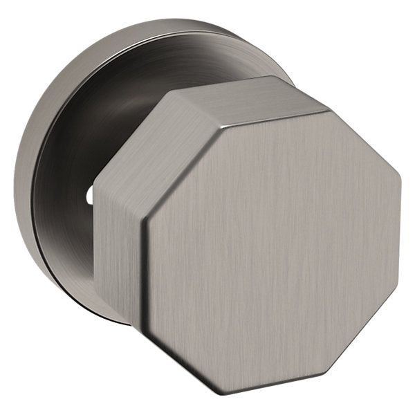 Baldwin Hardware Perilla 5073 con Roseta 5046 — Níquel grafito Lifetime — Privacidad