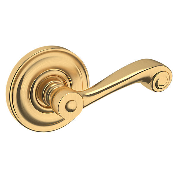 Baldwin Hardware Manija 5103 con Roseta 5048 — Latón satinado Lifetime — Paso