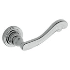 Baldwin Hardware Manija 5108 con Roseta 5048 — Cromo pulido — Paso