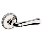 Baldwin Hardware Manija 5113 con Roseta 5078 — Níquel pulido Lifetime — Paso