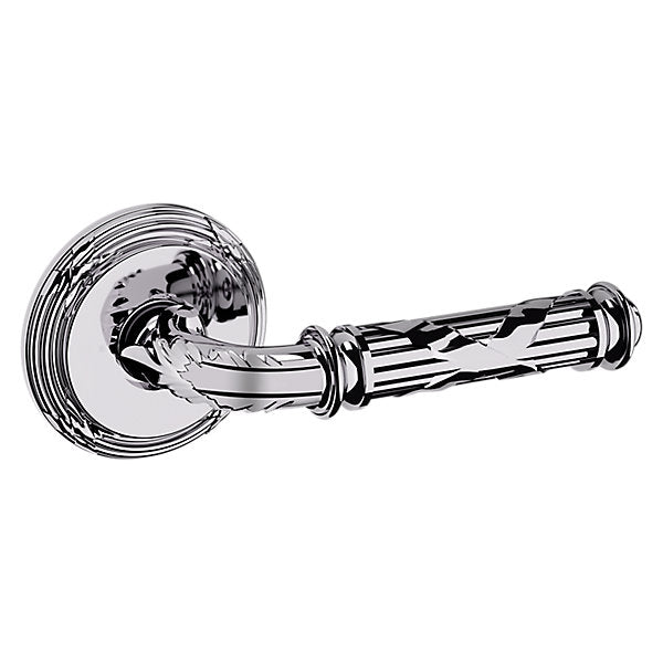 Baldwin Hardware Manija 5122 con Roseta 5022 — Cromo pulido — Dummy completo