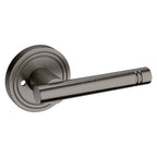 Baldwin Hardware Manija 5138 con Roseta 5047 — Níquel grafito Lifetime — Privacidad