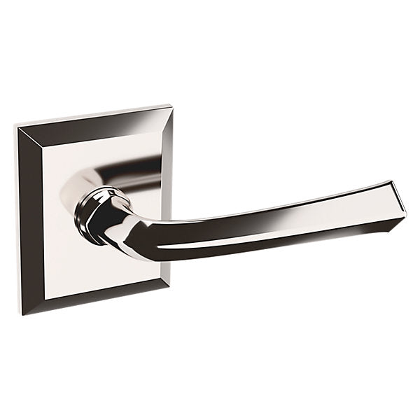 Baldwin Hardware Manija 5141 con Roseta R033 — Níquel pulido Lifetime — Paso