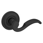 Baldwin Hardware Manija 5152 con Roseta 5017 — Negro satinado — Paso