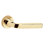 Baldwin Hardware Manija 5190 con Roseta R017 — Latón sin laca — Dummy completo