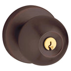 Baldwin Hardware Juego de Entrada con Llave 5215 — Perilla Minneapolis — Bronce veneciano