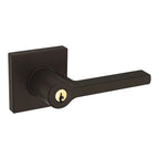 Baldwin Hardware Juego de Entrada con Llave 5285 — Manija Square con Roseta Cuadrada — Bronce veneciano