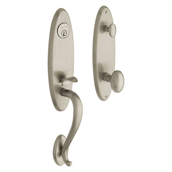 Baldwin Hardware Juego de Entrada 85360 Blakely — Níquel satinado Lifetime