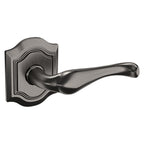 Baldwin Hardware Manija 5447V con Roseta R027 — Níquel grafito Lifetime — Paso