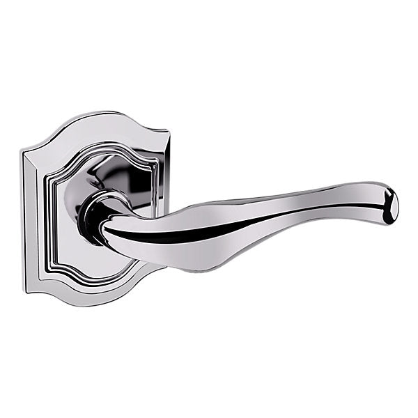 Baldwin Hardware Manija 5447V con Roseta R027 — Cromo pulido — Dummy completo
