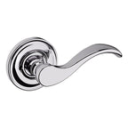 Baldwin Hardware Manija 5455V con Roseta 5048 — Cromo pulido — Privacidad