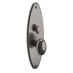 Baldwin Hardware Juego de Entrada Mortise 6560 Lexington — Níquel grafito Lifetime (vista interior)