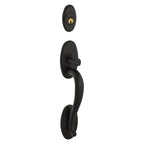 Baldwin Hardware Juego de Entrada Mortise 6560 Lexington — Bronce aceitado