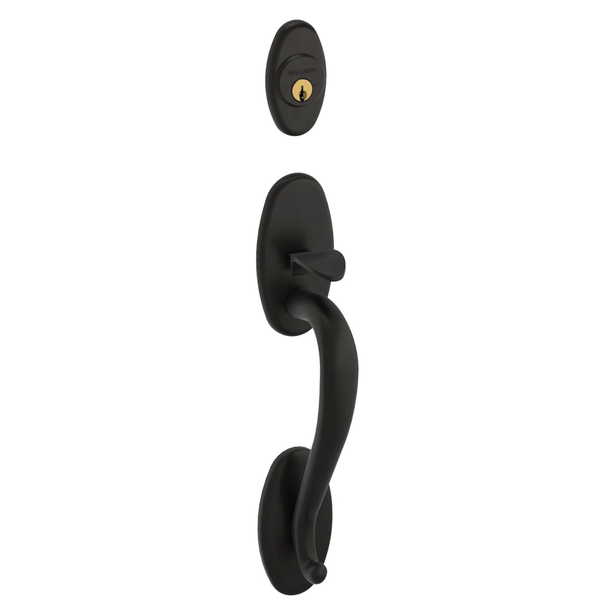 Baldwin Hardware Juego de Entrada Mortise 6560 Lexington — Bronce aceitado