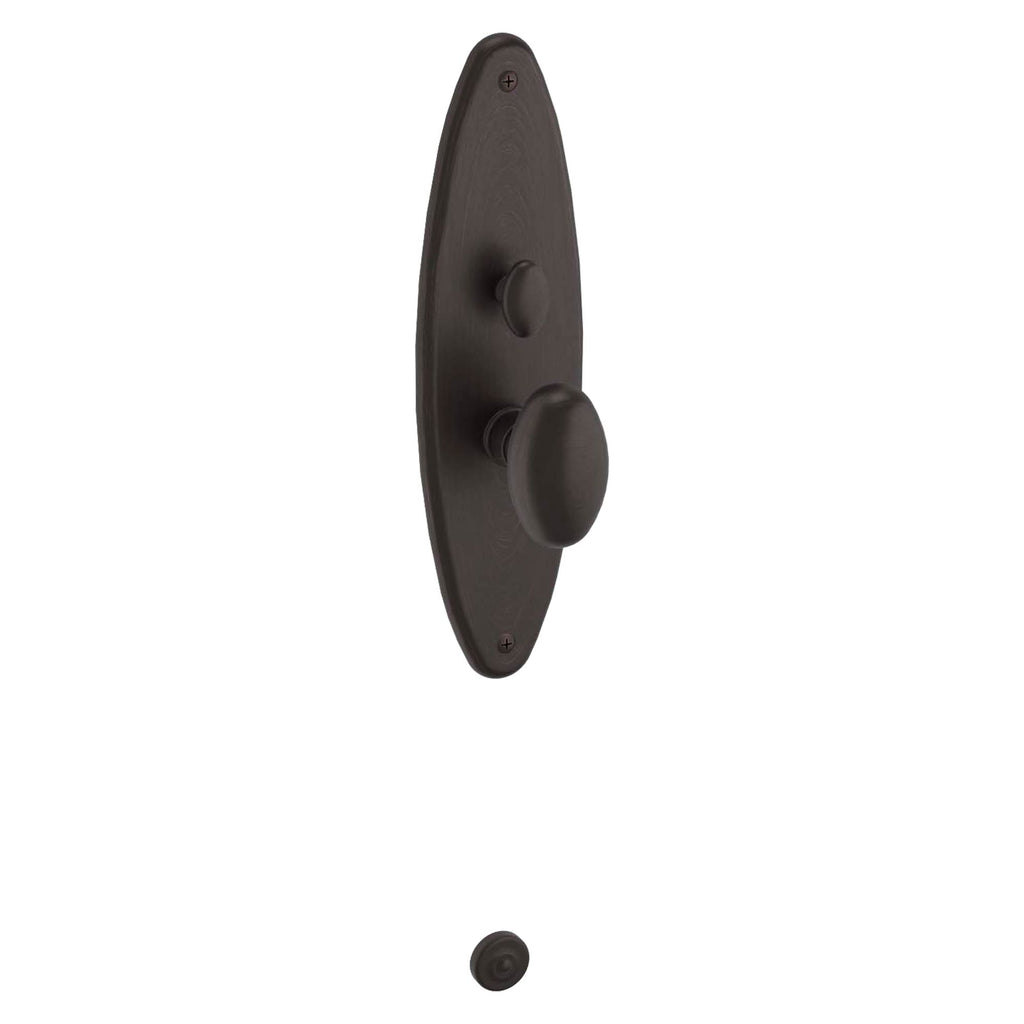 Baldwin Hardware Juego de Entrada Mortise 6560 Lexington — Bronce veneciano (vista interior)