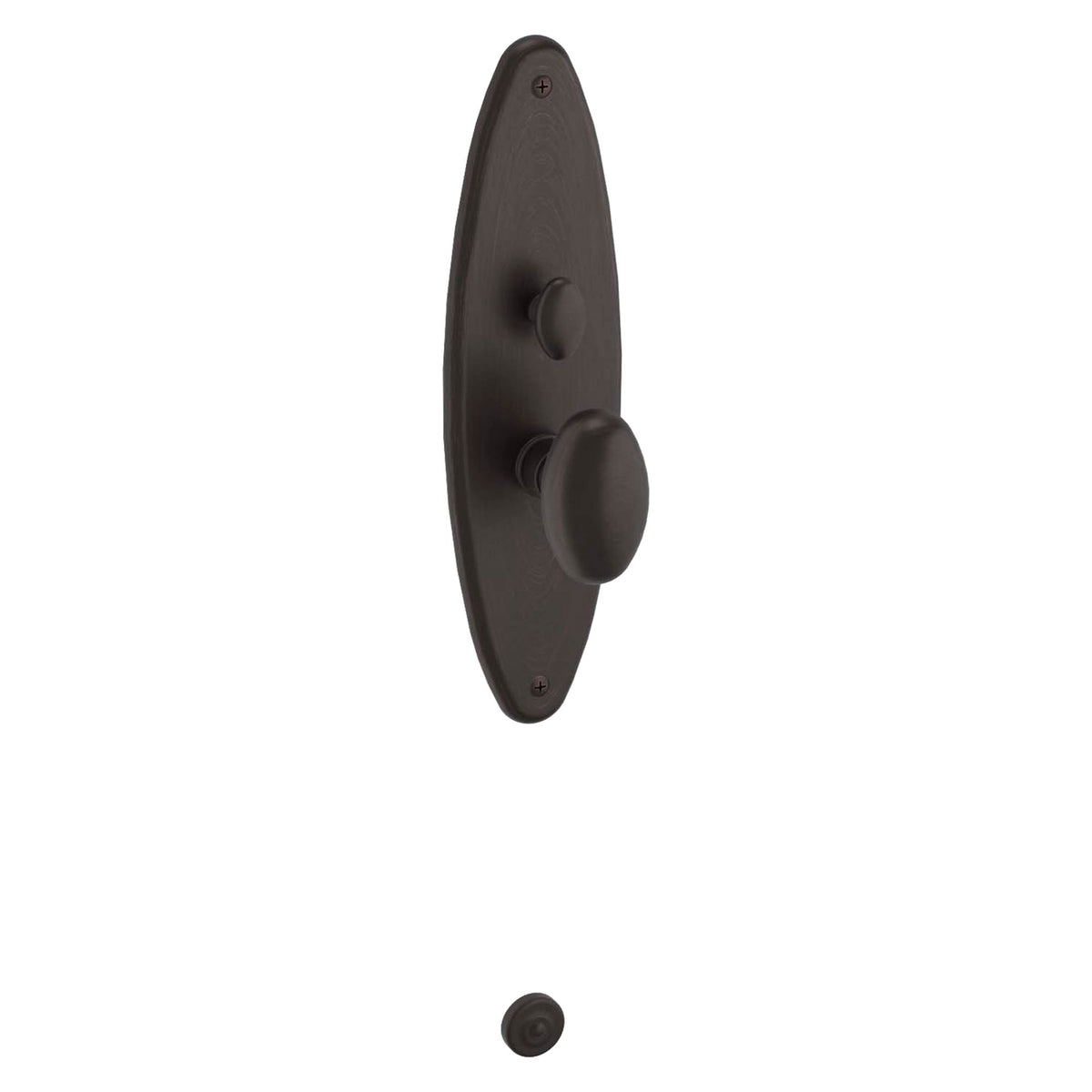Baldwin Hardware Juego de Entrada Mortise 6560 Lexington — Bronce veneciano (vista interior)