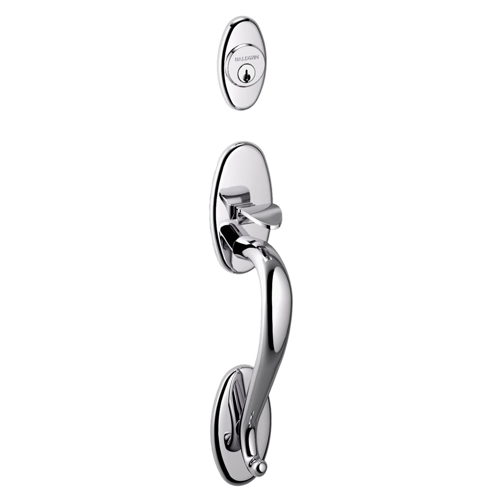 Baldwin Hardware Juego de Entrada Mortise 6560 Lexington — Cromo pulido