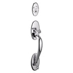 Baldwin Hardware Juego de Entrada Mortise 6560 Lexington — Cromo pulido