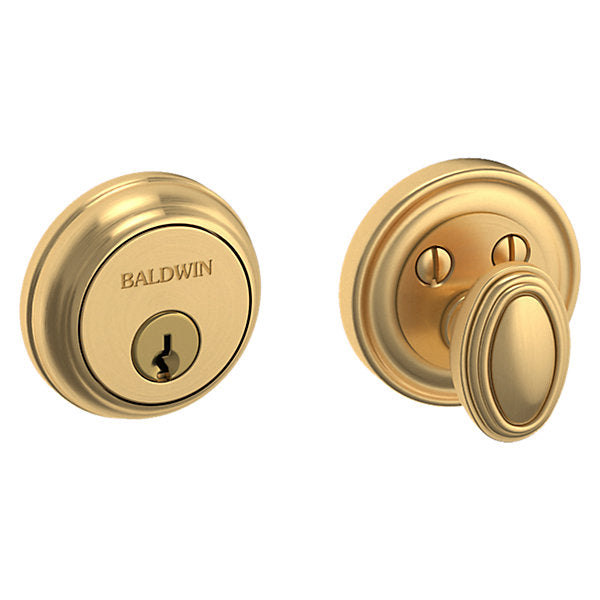 Baldwin Hardware Cerrojo 8031 — Latón satinado Lifetime
