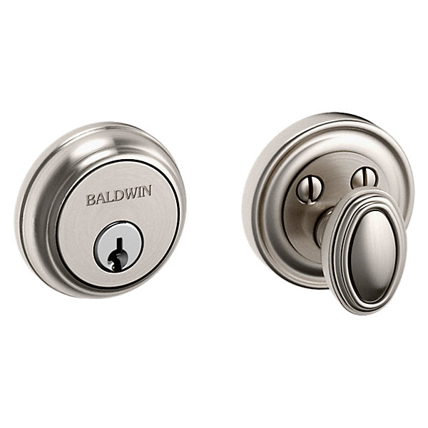 Baldwin Hardware Cerrojo 8031 — Níquel satinado Lifetime