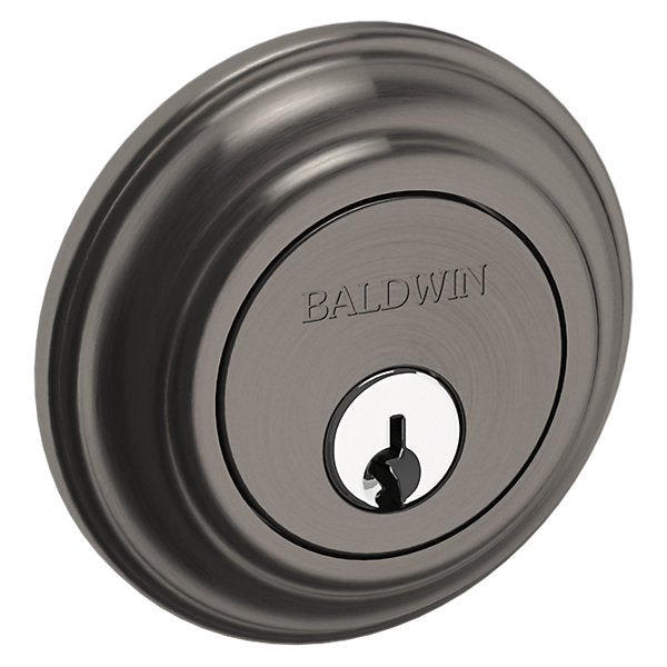 Baldwin Hardware Cerrojo 8231 Patio Function — Níquel grafito Lifetime