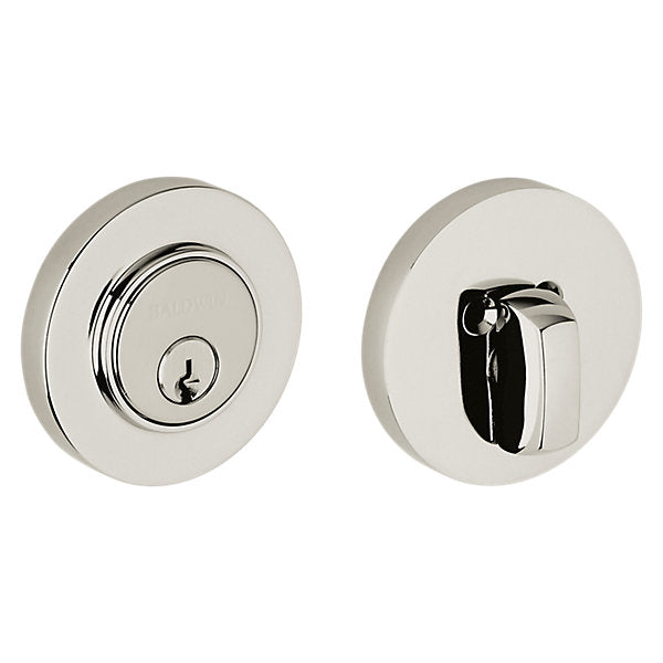 Baldwin Hardware Cerrojo 8244 Contempo 2 Ajustable — Níquel pulido Lifetime