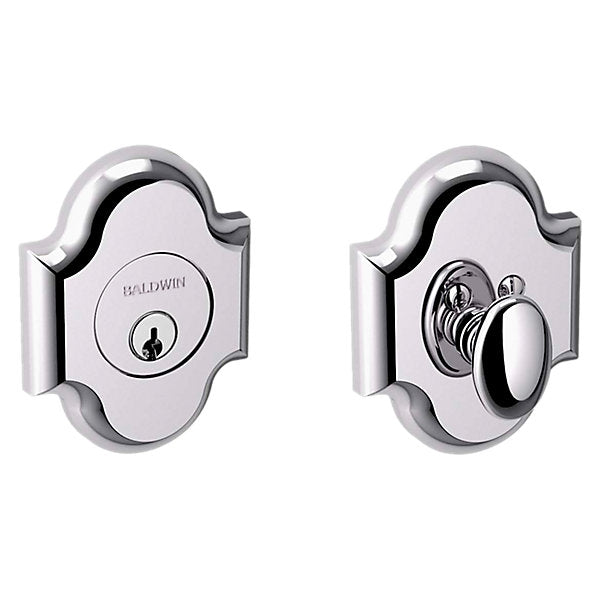 Baldwin Hardware Cerrojo 8252 Boldr Ajustable Deadbol T — Cromo pulido
