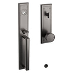 Baldwin Hardware Juego de Entrada 85310 Hollywood Hills Doble Cilindro — Níquel grafito Lifetime