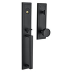 Baldwin Hardware Juego de Entrada 85311 Hollywood Hills — Negro satinado