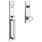 Baldwin Hardware Juego de Entrada 85311 Hollywood Hills — Cromo pulido
