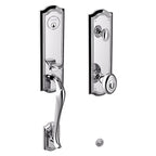 Baldwin Hardware Juego de Entrada 85337 Bethpage — Cromo pulido