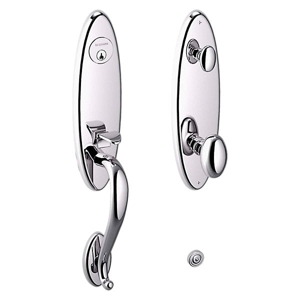 Baldwin Hardware Juego de Entrada 85360 Blakely — Cromo pulido