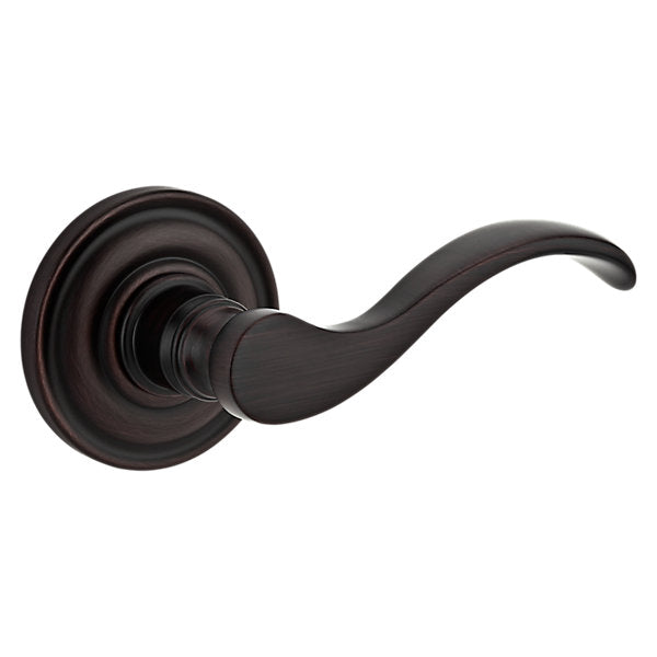 Baldwin Hardware Reserve Manija Curve — Bronce veneciano — Traditional Round — Dummy completo