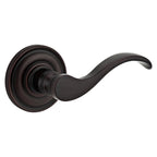 Baldwin Hardware Reserve Manija Curve — Bronce veneciano — Traditional Round — Dummy completo